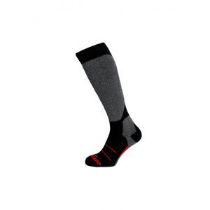 BLIZZARD-Wool Sport ski socks, black/red Černá 39/42