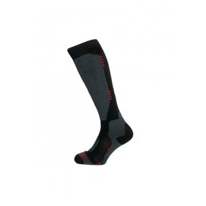 BLIZZARD-Wool Performance ski socks, black/wine red Černá 39/42