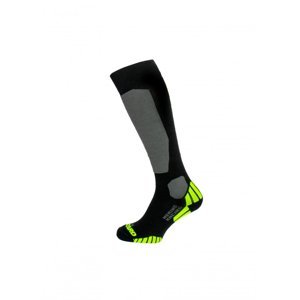 BLIZZARD-Merino Racing ski socks, black/yellow Černá 43/46