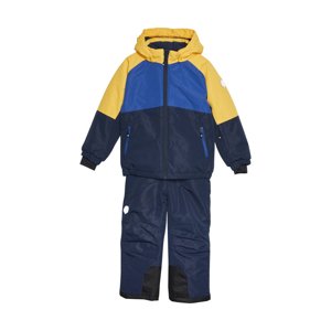 COLOR KIDS-Ski Set - Colorblock, total eclipse Modrá 116