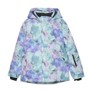 COLOR KIDS-Ski Jacket - AOP, violet tulle Růžová 128