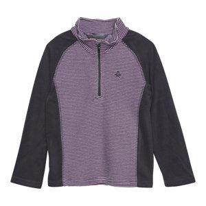 COLOR KIDS-Fleece Pulli - Striped, violet tulle Růžová 140