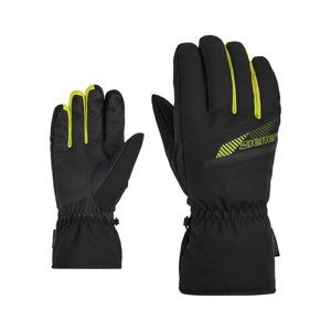 ZIENER-GORDAN-801079-12490-black lime Černá 9,5