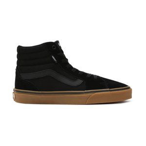 VANS-MN Filmore HI (Suede/Canvas) black/gum Černá 44