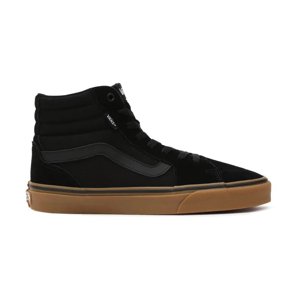 VANS-MN Filmore HI (Suede/Canvas) black/gum Černá 42