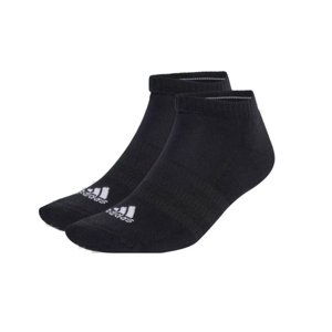 ADIDAS-CUSH SPW LOW 3 PACK-BLACK/BLACK/BLACK Černá 34/36