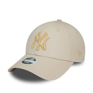NEW ERA-940W MLB Wmns metallic logo 9forty NEYYAN beige Béžová 54,9/59,6cm