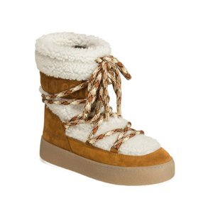 MOON BOOT-Light Low Shearling whisky/off white NF Hnědá 39/40