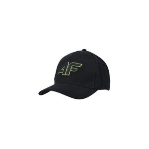 4F JUNIOR-BASEBALL CAP-4FJWSS24ACABM248-21S-BLACK Černá 45/54cm