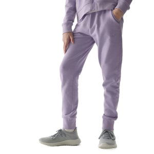 4F JUNIOR-TROUSERS-4FJWSS24TTROF587-52S-LIGHT VIOLET Fialová 164