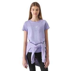 4F JUNIOR-TSHIRT-4FJWSS24TTSHF1111-52S-LIGHT VIOLET Fialová 134