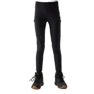 4F JUNIOR-TROUSERS FNK-4FJWSS24TFTRF493-21S-BLACK Černá 158/164