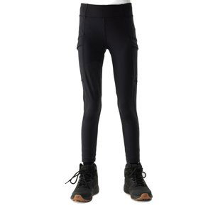 4F JUNIOR-TROUSERS FNK-4FJWSS24TFTRF493-21S-BLACK Černá 134/140