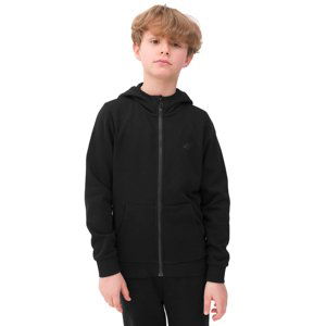 4F JUNIOR-SWEATSHIRT-4FJWSS24TSWSM0926-20S-DEEP BLACK Černá 164