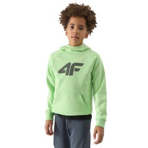 4F JUNIOR-SWEATSHIRT-4FJWSS24TSWSM0925-42S-LIGHT GREEN Zelená 134