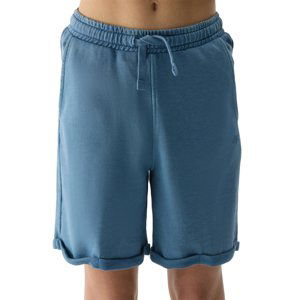 4F JUNIOR-SHORTS CAS-4FJWSS24TSHOM279-32S-DENIM Modrá 164