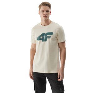 4F-TSHIRT-4FWSS24TTSHM1317-12S-CREME Béžová XL