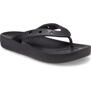 CROCS-Classic Platform Flip W black Černá 42/43