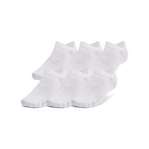 UNDER ARMOUR-UA Essential No Show 6pk-WHT Bílá 36/41