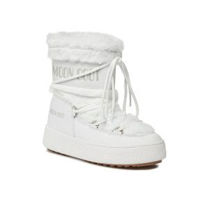 MOON BOOT-LTRACK FAUX FUR, 002 white Bílá 35