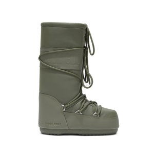 MOON BOOT-ICON RUBBER, 002 khaki maskáčová 45/47