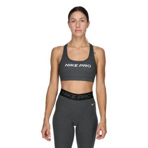 NIKE-W PRO SWSH LGT SPT AOP BRA-FN4708-060-ANTHRACITE Černá M