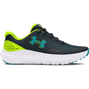 UNDER ARMOUR-UA BGS Surge 4 black/high vis yellow/circuit teal Černá 40