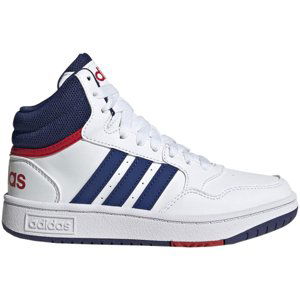 ADIDAS-Hoops 3.0 Mid cloud white/victory blue/better scarlet Bílá 40