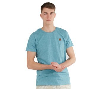 FUNDANGO-Jaggy Structured T-Shirt-514-light pistatia Zelená L