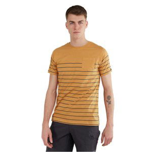 FUNDANGO-Jaggy Pocket T-shirt-614-cinnamon Hnědá L