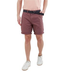 FUNDANGO-North Shore Chino Shorts-385-mauve Červená 34