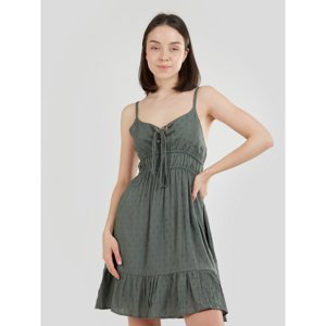 FUNDANGO-Sarah Mono Dress-537-khaki Zelená S