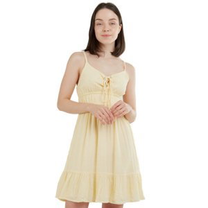 FUNDANGO-Sarah Mono Dress-205-corn Žlutá XS