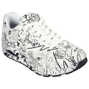 SKECHERS-Uno Process Sketch white/black Bílá 40