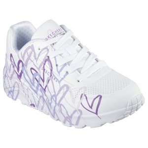 SKECHERS-Uno Spread The Love white/multi purple Bílá 38