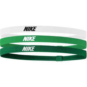 NIKE-ELASTIC HAIRBANDS 3PK WH/SG/BK Bílá UNI