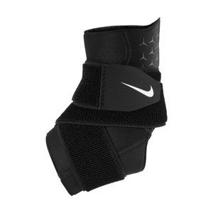 NIKE-ANKLE SLEEVE STR BK/WH Černá XL