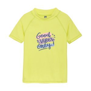 COLOR KIDS-T-shirt W. Print, limelight Žlutá 116