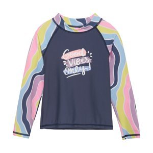 COLOR KIDS-T-shirt L/S W. Chest Print, lavender mist barevná 104