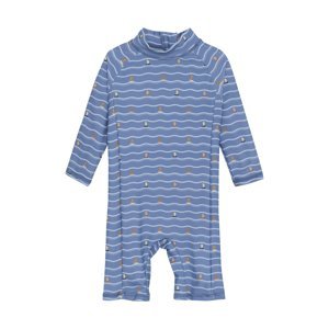 COLOR KIDS-Baby Suit L/S, AOP, coronet blue Modrá 92