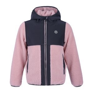 COLOR KIDS-Teddy fleece jacket, zephyr Růžová L