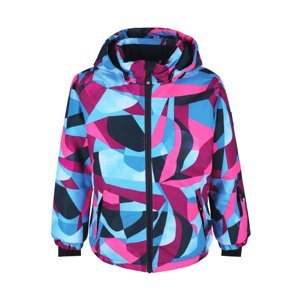 COLOR KIDS-Ski jacket AOP, AF 10.000, pink glo Růžová XL