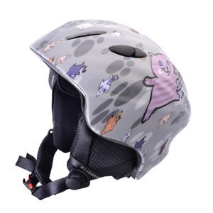 BLIZZARD-MAGNUM ski helmet, grey cat shiny, size 48-5 barevná 48/52 cm 20/21