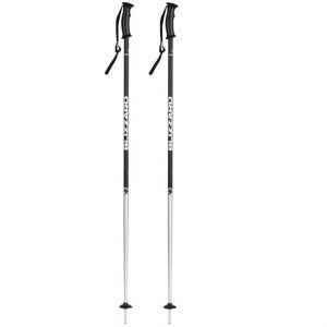 BLIZZARD-Sport ski poles, black matt/silver Černá 125 cm 20/21