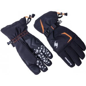 BLIZZARD-Reflex ski gloves, black/orange Černá 8