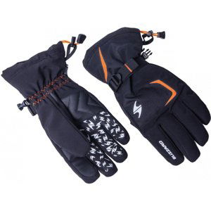 BLIZZARD-Reflex ski gloves, black/orange Černá 7