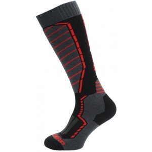BLIZZARD-Profi ski socks, black/anthracite/red Černá 31/34