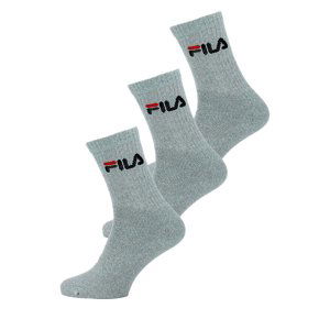 FILA-F9505 SOCKS 3-PACK 400-Grey Šedá 35/38