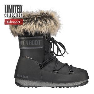 MOON BOOT-Monaco Low black Černá 35