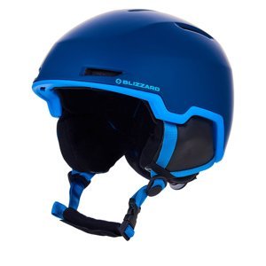 BLIZZARD-Viper ski helmet, dark blue matt/bright blue matt 20 Modrá 60/63 cm 20/21